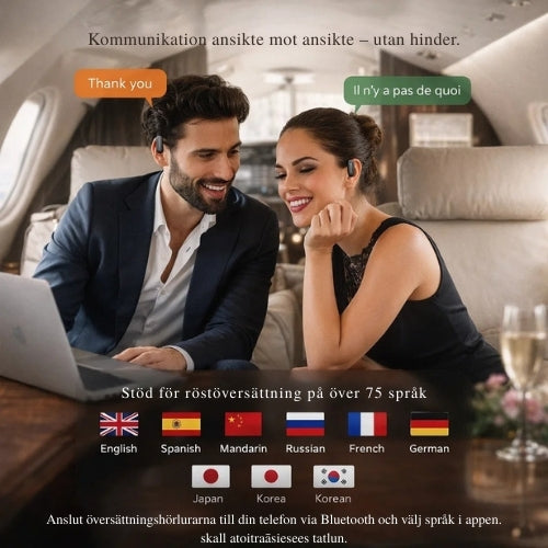 TranslateBuds – Trådlösa hörlurar med omedelbar realtidsöversättning