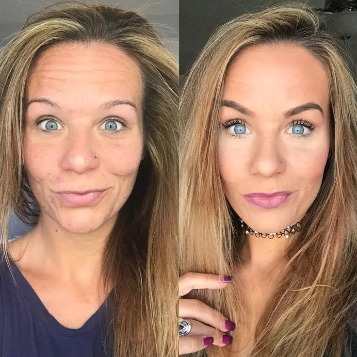 Vima – Anpassande foundation med naturlig finish och SPF 30