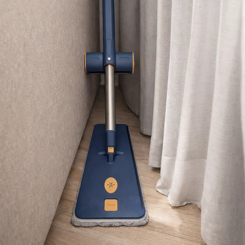 RentFlow 360 – 3-i-1 golvmopp med 4 mikrofiberdukar